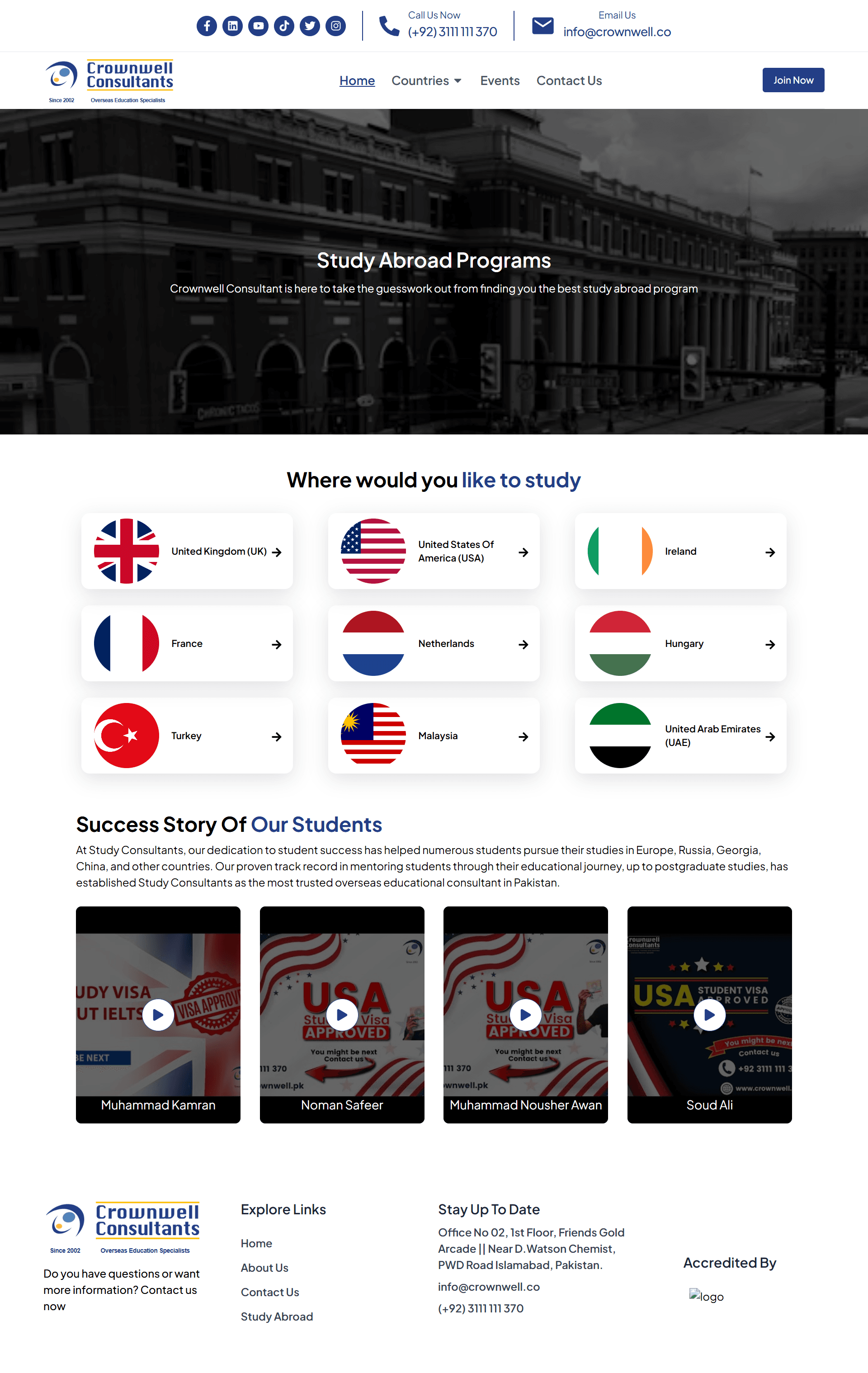 Consultant – Study Abroad